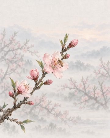 桃始华